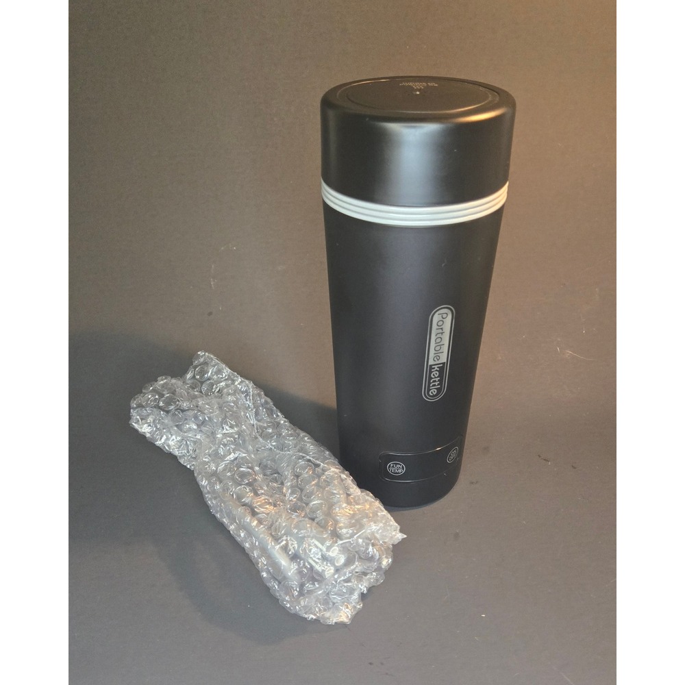 Portable Kettle Smart Electric Cup YW-1002 Black 350ml Travel Water Boiler